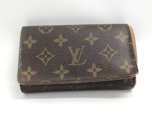 LOUIS VUITTON Monogram M61736 Portefeuille Tresor Personalized Wallet