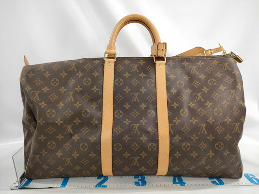 LOUIS VUITTON Monogram M41424 Keepall 55 Boston Bag