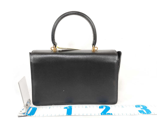 FENDI box-shaped leather handbag