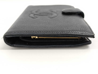 CHANEL Caviar Skin Long Wallet