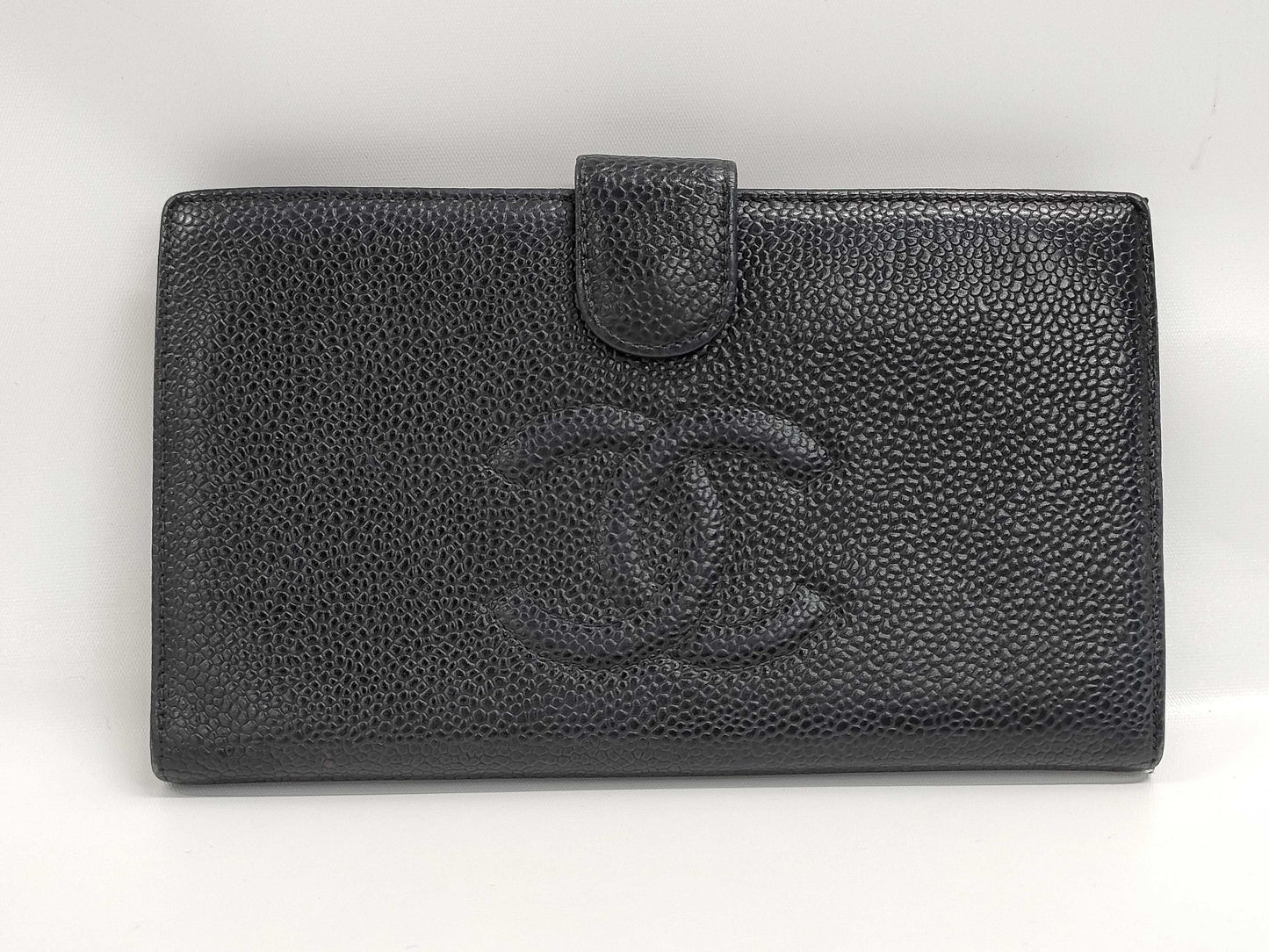 CHANEL Caviar Skin Long Wallet