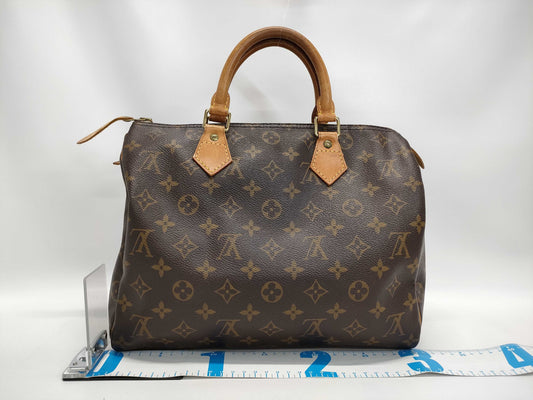 LOUIS VUITTON Monogram Old Speedy 30 Blue Rust Handbag