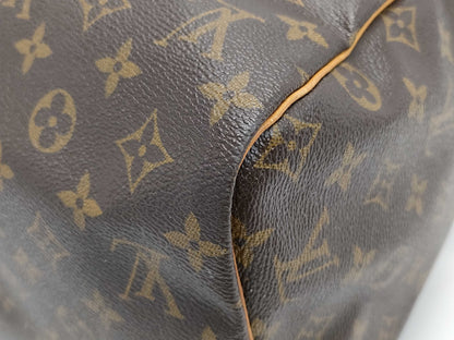 LOUIS VUITTON Monogram Old Speedy 30 Blue Rust Handbag