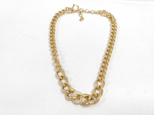 Dior CD Color Rhinestone Necklace