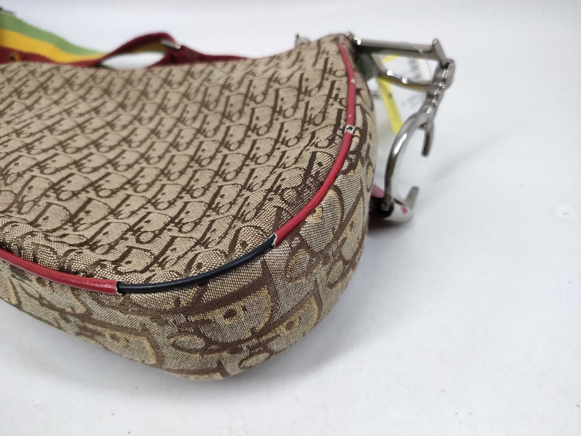 Dior Trotter Rasta Saddle Bag, No Engraving, Shoulder Bag