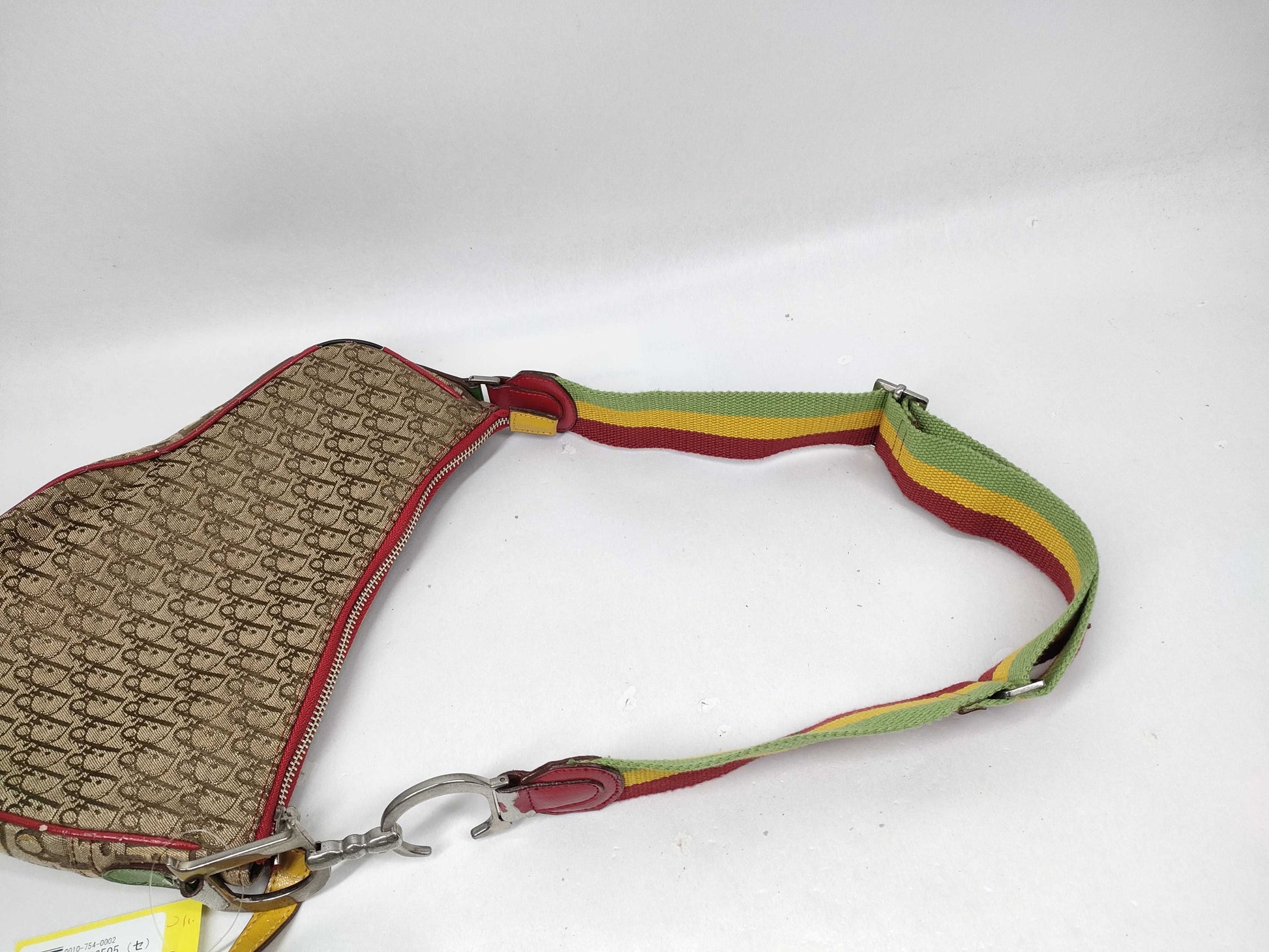 Dior Trotter Rasta Saddle Bag, No Engraving, Shoulder Bag