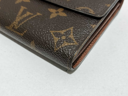 LOUIS VUITTON Monogram Monogram Portefeuille Sarah Wallet