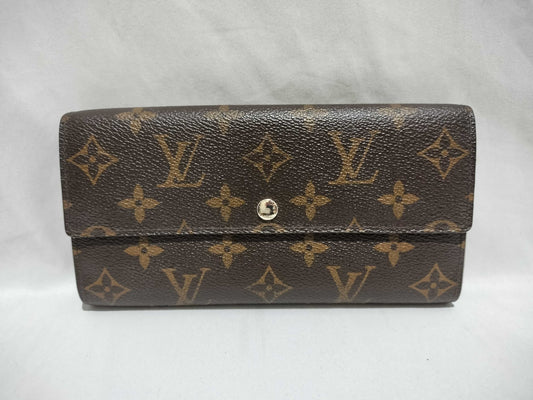 LOUIS VUITTON Monogram Monogram Portefeuille Sarah Wallet