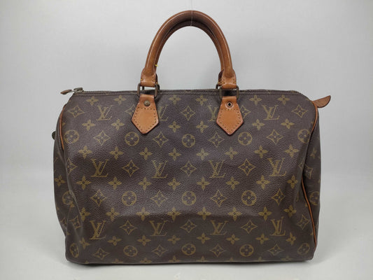 LOUIS VUITTON Monogram M41107 Speedy 35 Boston Bag