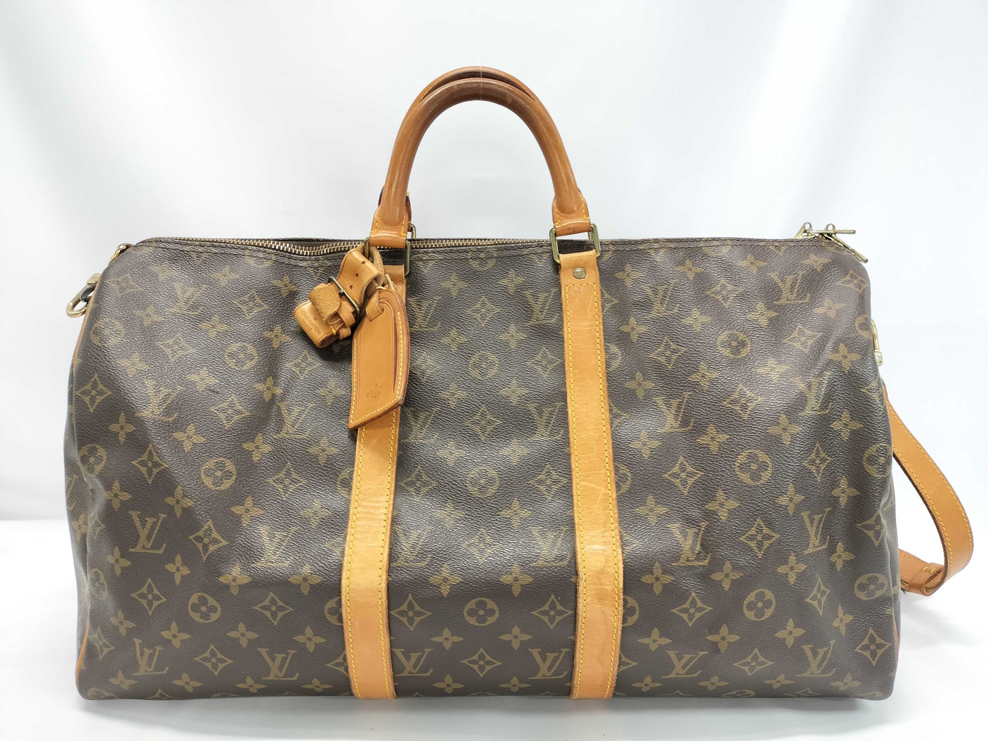 LOUIS VUITTON Monogram M41416 Keepall Bandouliere 50 Boston Bag