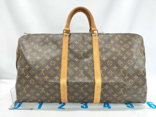 LOUIS VUITTON Monogram M41424 Keepall 55 Boston Bag