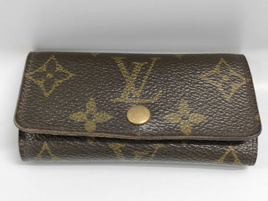 LOUIS VUITTON Monogram M62631 Multicle 4 Key Case/Key Holder