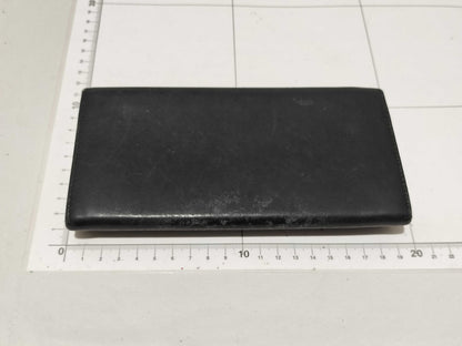 FENDI FENDI Leather Logo Long Wallet