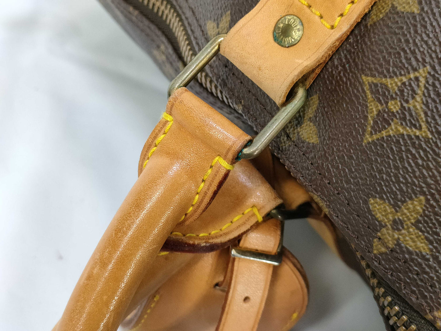 LOUIS VUITTON Monogram M41412 Keepall Bandouliere 60 Boston Bag