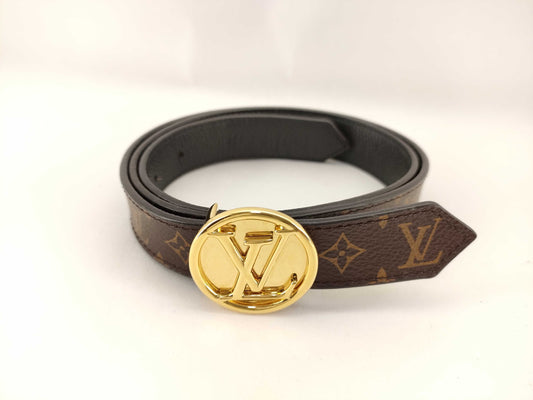 LOUIS VUITTON Monogram Macassar Belt