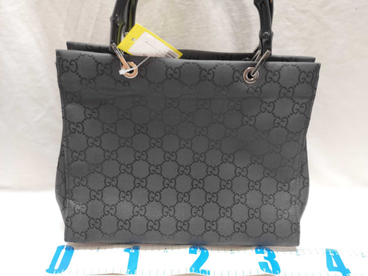 GUCCI Bamboo GG Nylon Tote Bag 002/1010
