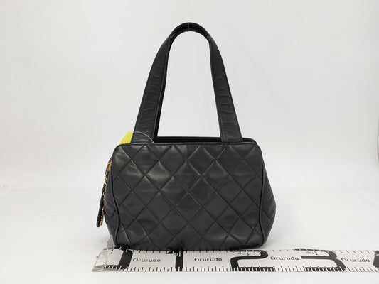 CHANEL Lambskin Handbag No. 4 Handbag