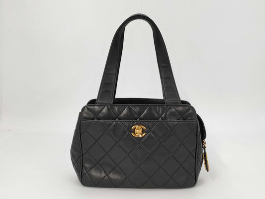 CHANEL Lambskin Handbag No. 4 Handbag