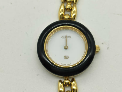 GUCCI 1100-L Change Bezel Chain Strap Women's Watch