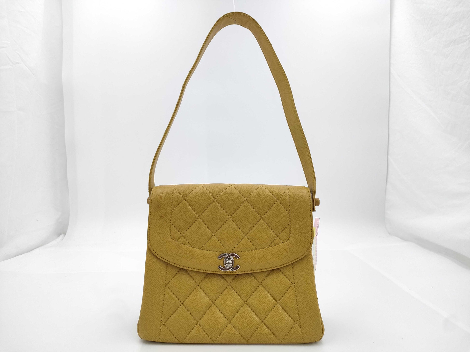 CHANEL Caviar Skin Diana One-Shoulder Shoulder Bag