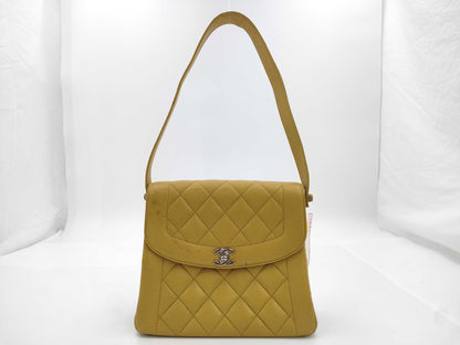 CHANEL Caviar Skin Diana One-Shoulder Shoulder Bag