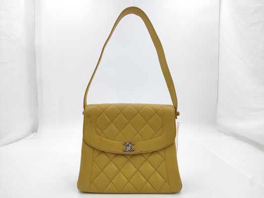 CHANEL Caviar Skin Diana One-Shoulder Shoulder Bag