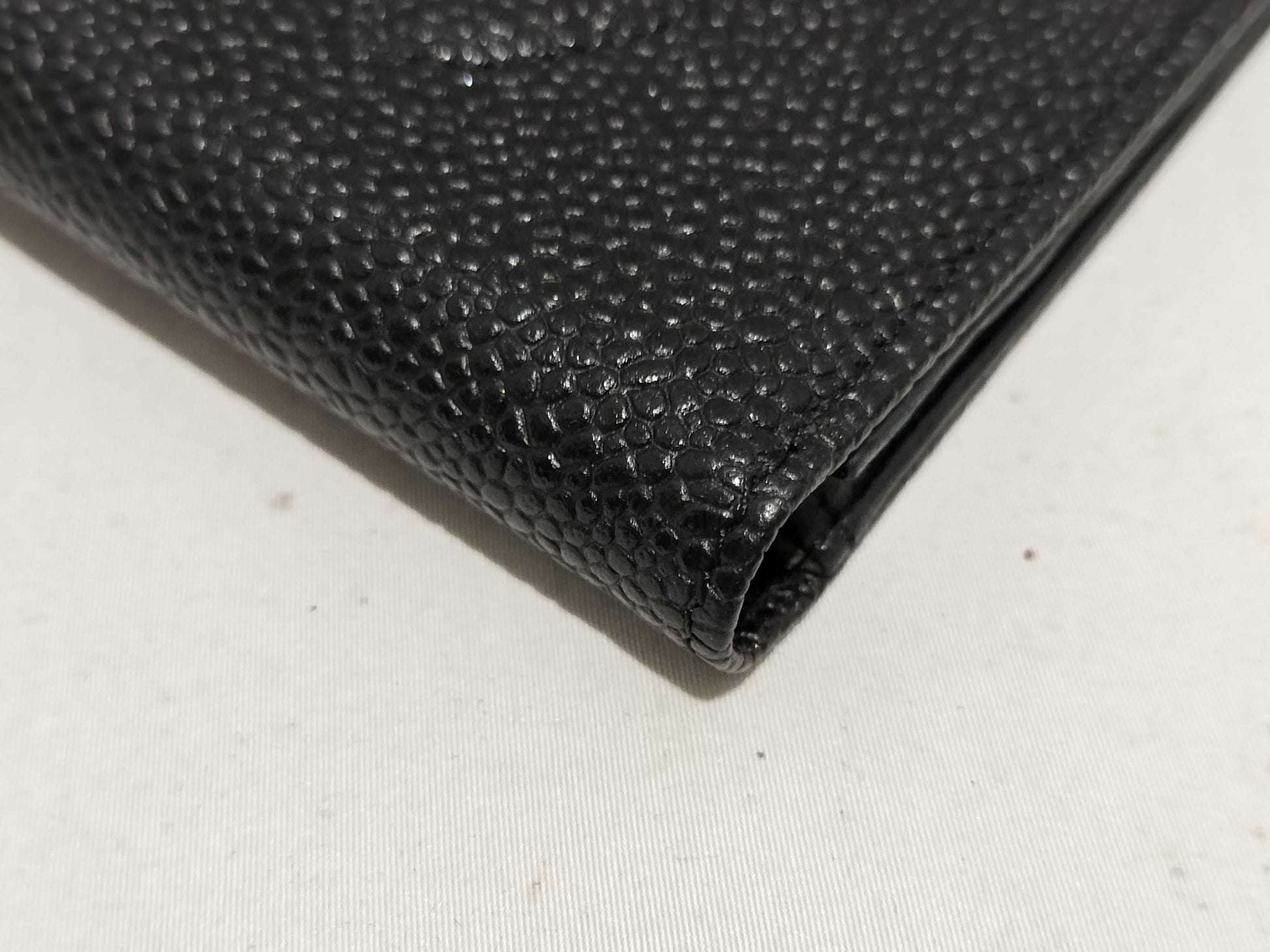 CHANEL Caviar Leather Folding Wallet, No. 5 Series