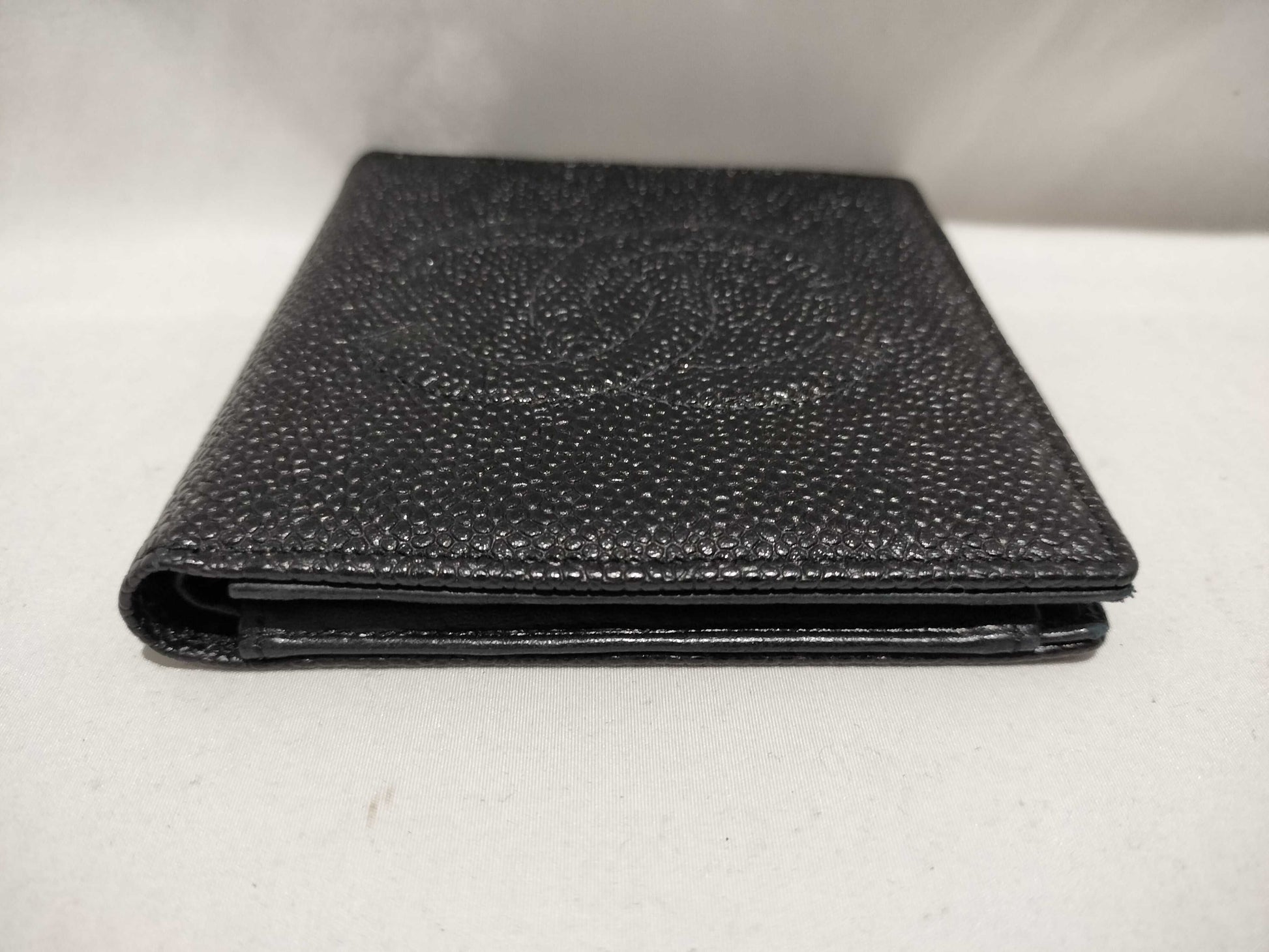 CHANEL Caviar Leather Folding Wallet, No. 5 Series