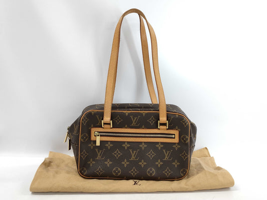 LOUIS VUITTON Monogram M51182 Cite MM Tote Bag