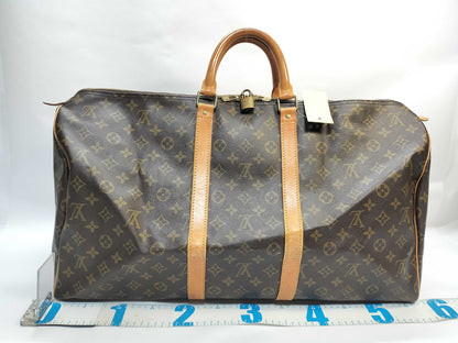 LOUIS VUITTON Monogram M41424 Keepall 55 Boston Bag