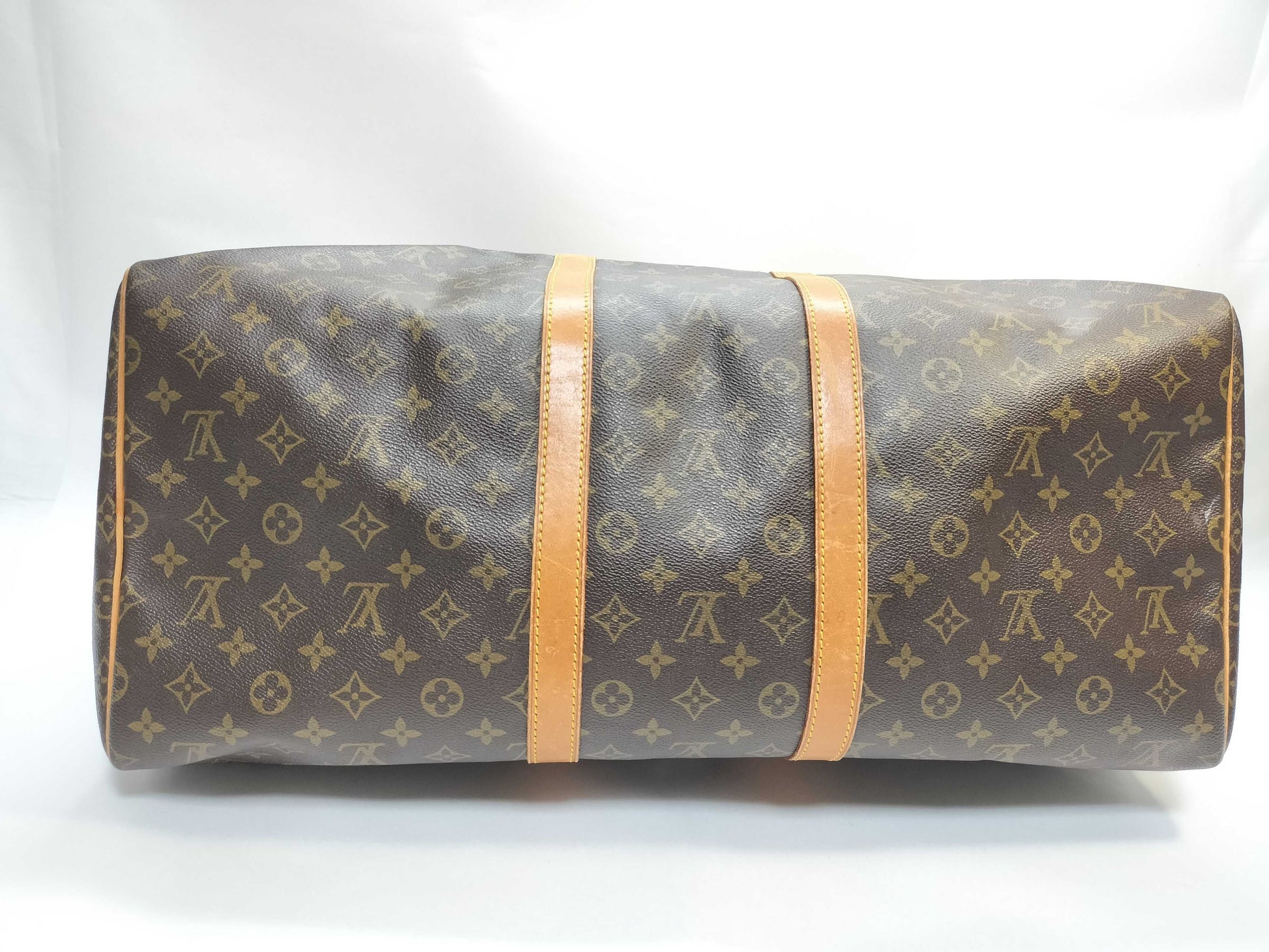 LOUIS VUITTON Monogram M41424 Keepall 55 Boston Bag
