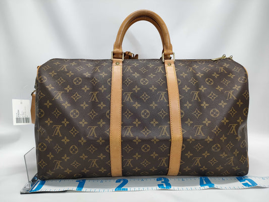 LOUIS VUITTON Monogram M41416 Keepall Bandouliere 50 Boston Bag