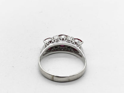 Mitsukoshi R1.01ct D0.17ct PT900 6.0g Ring 