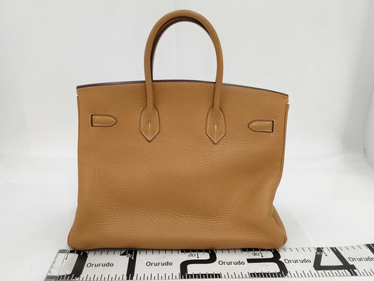 HERMES Birkin 35 Brown Togo Leather with GD Hardware and I Stamp