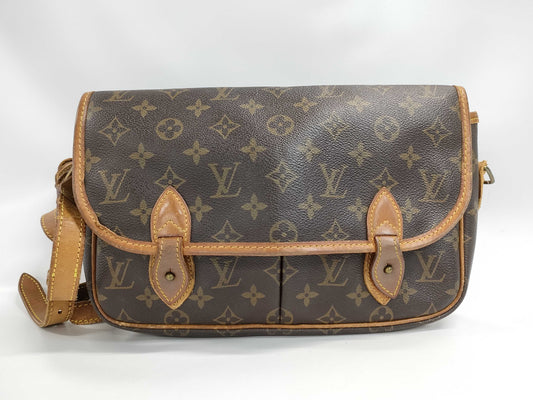 LOUIS VUITTON Monogram M42248 Gibessier PM Shoulder Bag