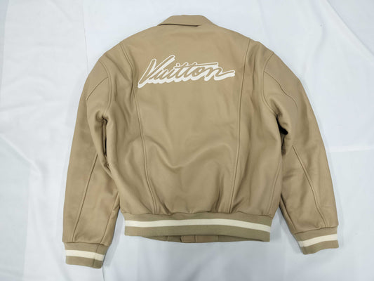 LOUIS VUITTON Leather/Blouson Jacket