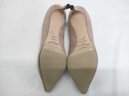 JIMMY CHOO Nubuck Pink Pumps