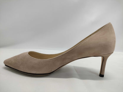 JIMMY CHOO Nubuck Pink Pumps