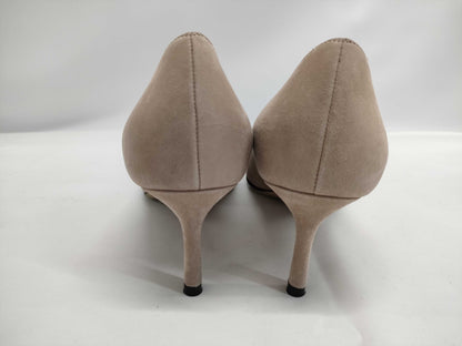 JIMMY CHOO Nubuck Pink Pumps