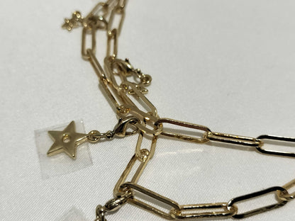 Dior Gold Bracelet Logo Star Key Case/Key Holder