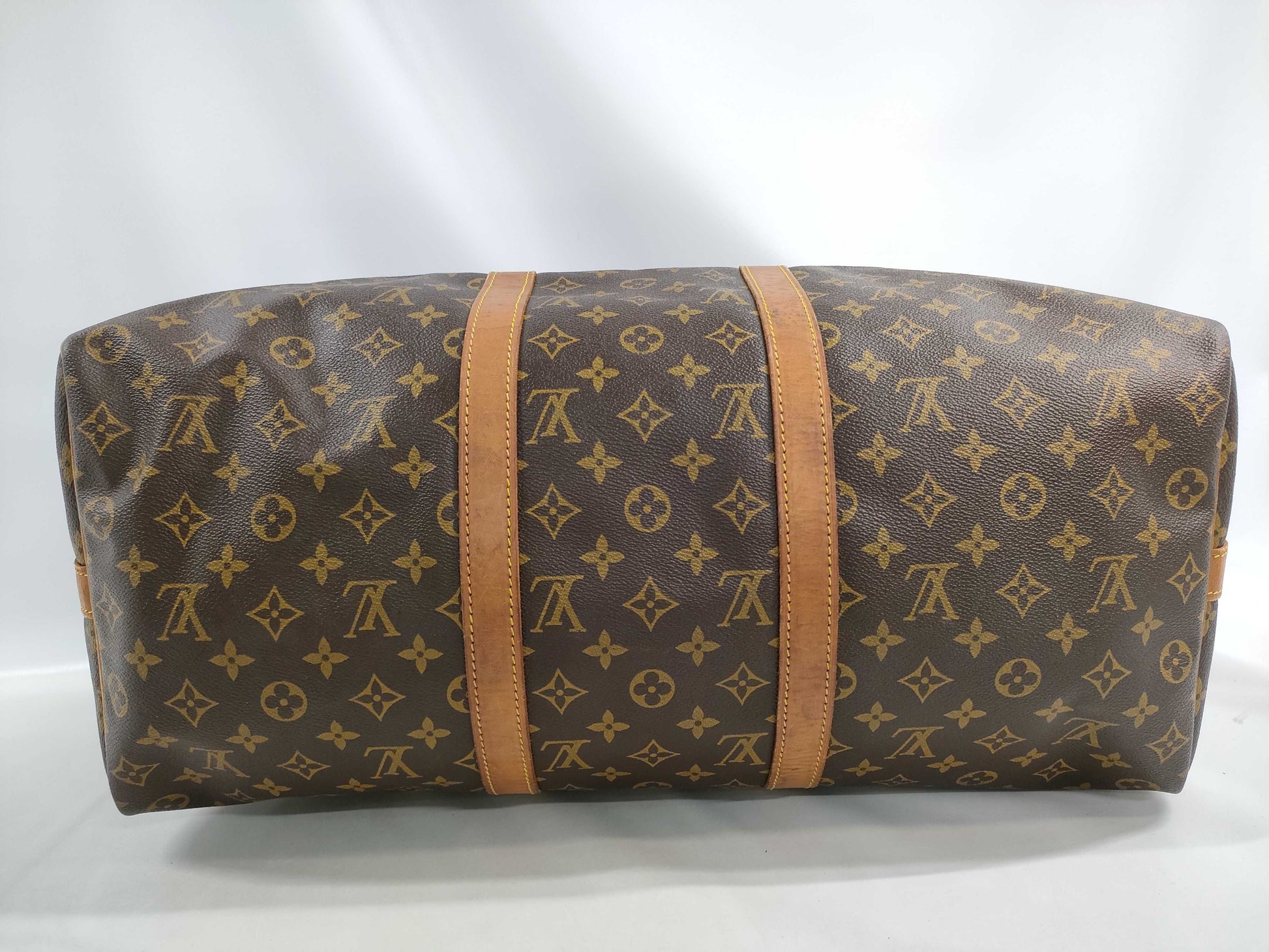 LOUIS VUITTON Monogram Keepall Bandouliere 50 Boston Bag with Strap