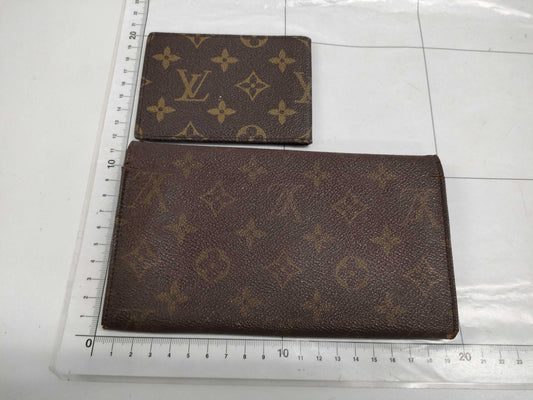 LOUIS VUITTON Monogram Old Type Wallet Pass Case Wallet