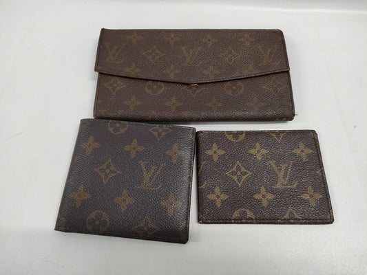 LOUIS VUITTON Monogram Old Type Wallet Pass Case Wallet