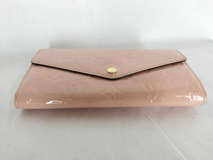 LOUIS VUITTON Vernis Pink Wallet