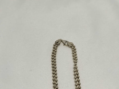 GUCCI Necklace Double Pole Chain Plate AG925 Necklace