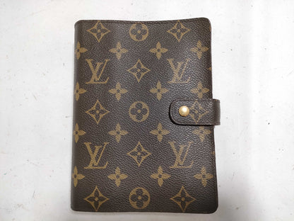 LOUIS VUITTON Monogram R20106 Agenda GM Notebook Cover