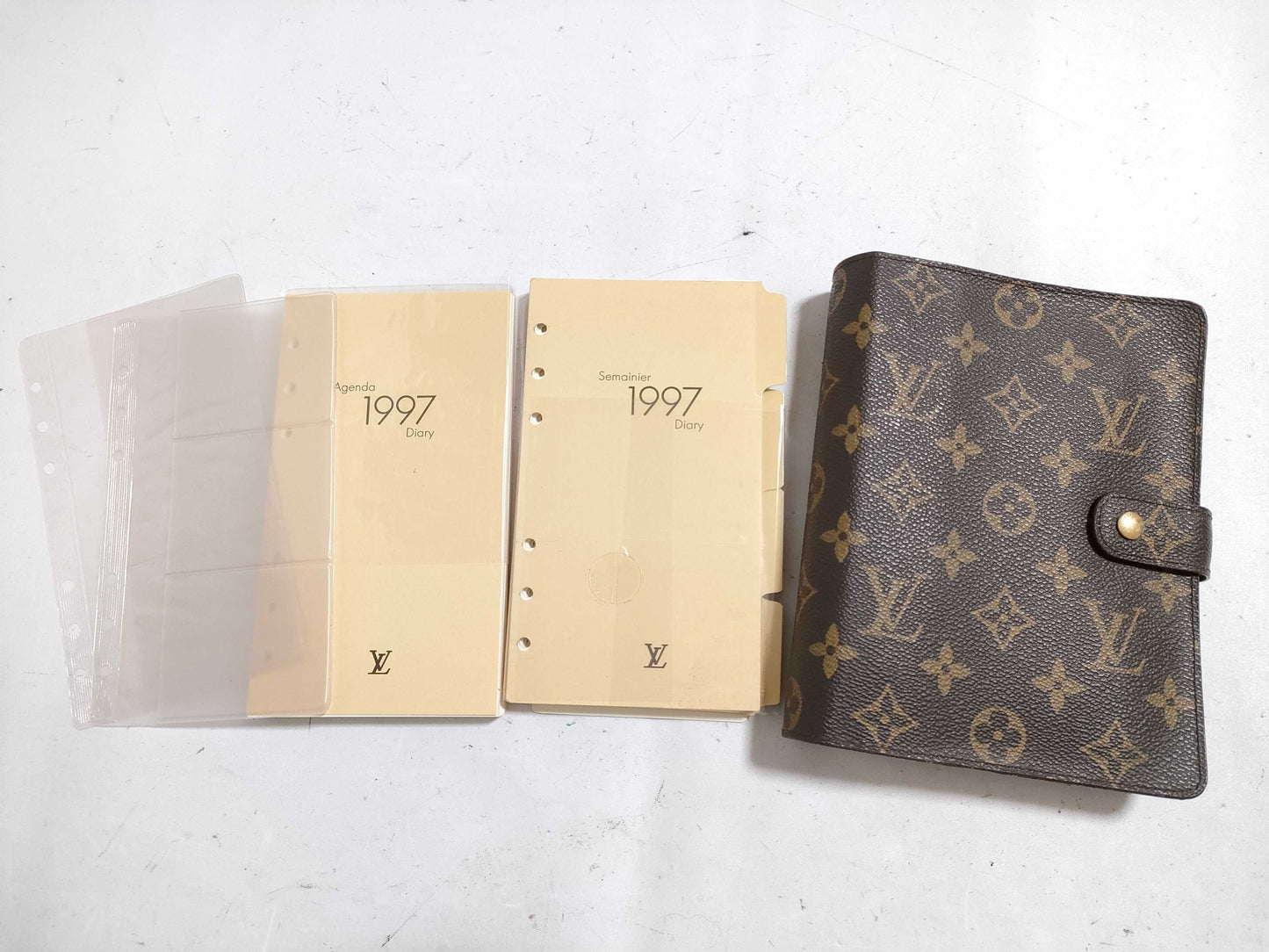LOUIS VUITTON Monogram R20106 Agenda GM Notebook Cover