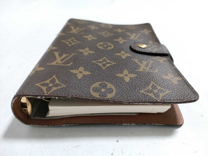 LOUIS VUITTON Monogram R20106 Agenda GM Notebook Cover