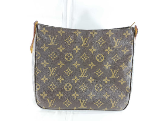 LOUIS VUITTON Monogram M51145 Looping GM Shoulder Bag