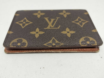 LOUIS VUITTON Monogram Porte 2 Carte Vertical Card Case, Pass Case, Business Card Case